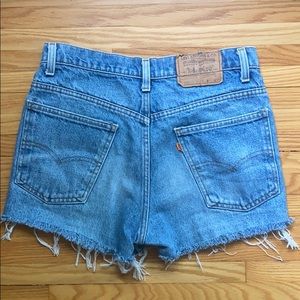 Vintage Orange tag Levi shorts